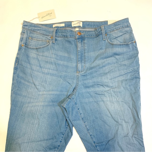 Universal Thread Jeans Womens Plus Size 22W High Rose Skinny Light Blue NWT - Picture 4 of 16